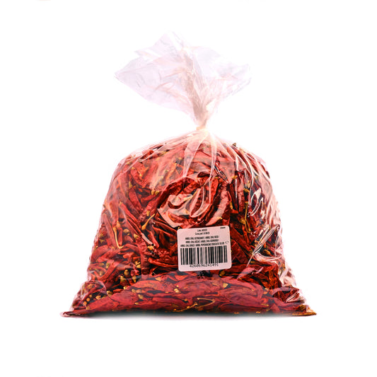 Chiles de árbol secos Xatze, presentación de 100 g