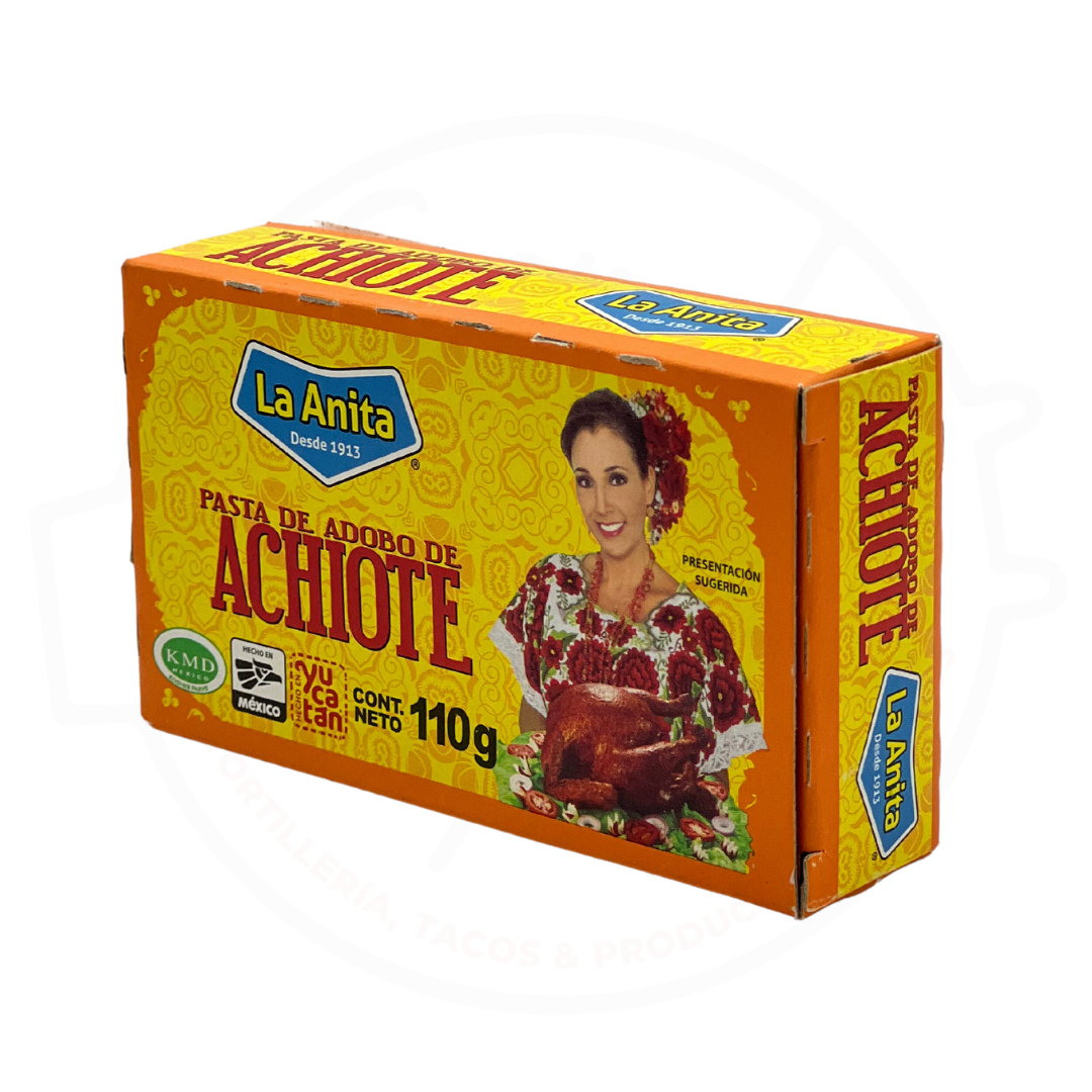 Pasta de adobo de achiote, La Anita, presentación de 110 g