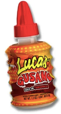 Lucas gusano sabor tamarindo Paquete de 10 unidades